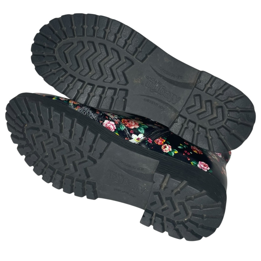 Alegria 39 Shayne Blossom black floral leather boots - Picture 8 of 9